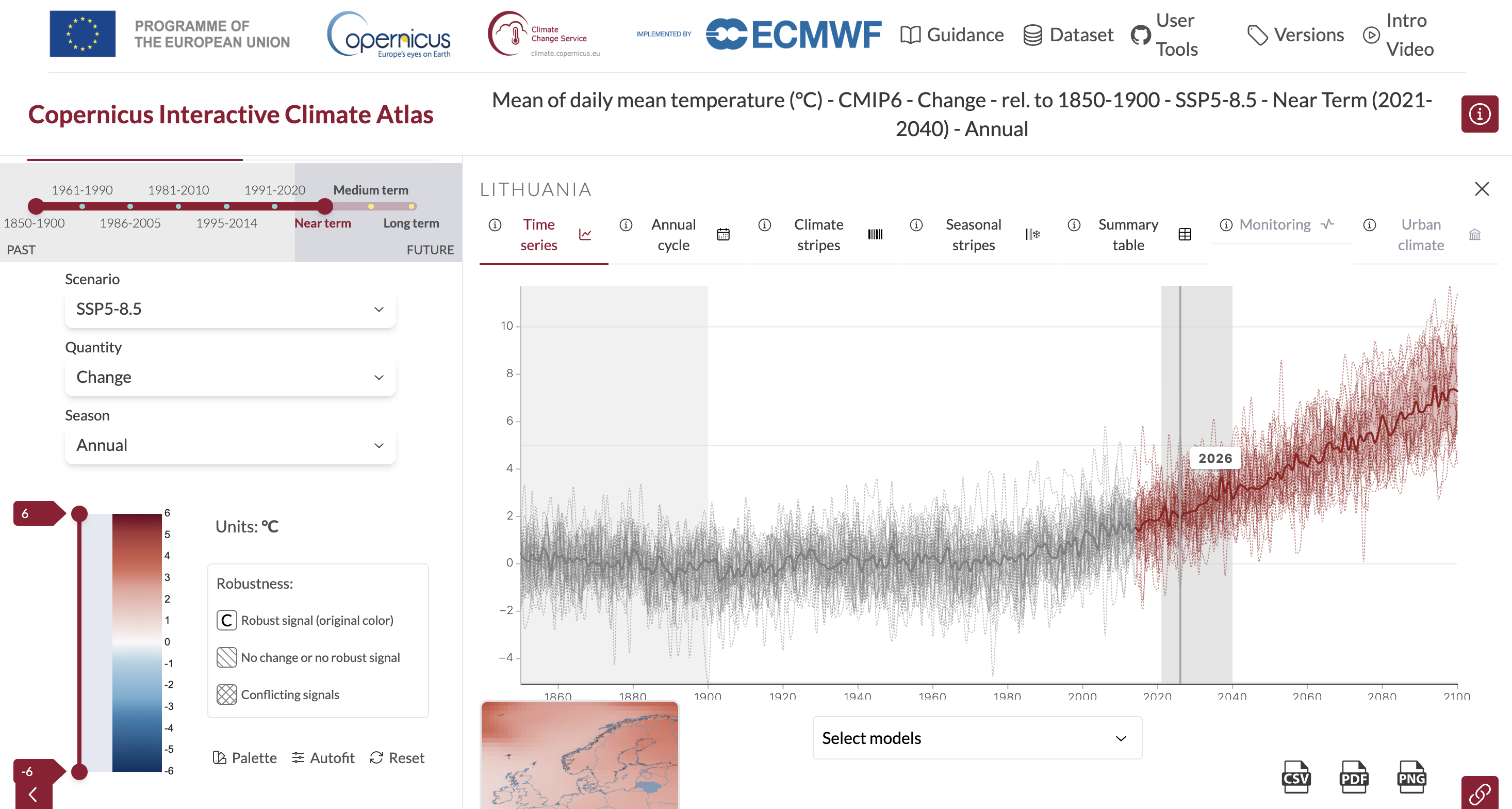 Copernicus Interactive Climate Atlas (C3S Atlas)