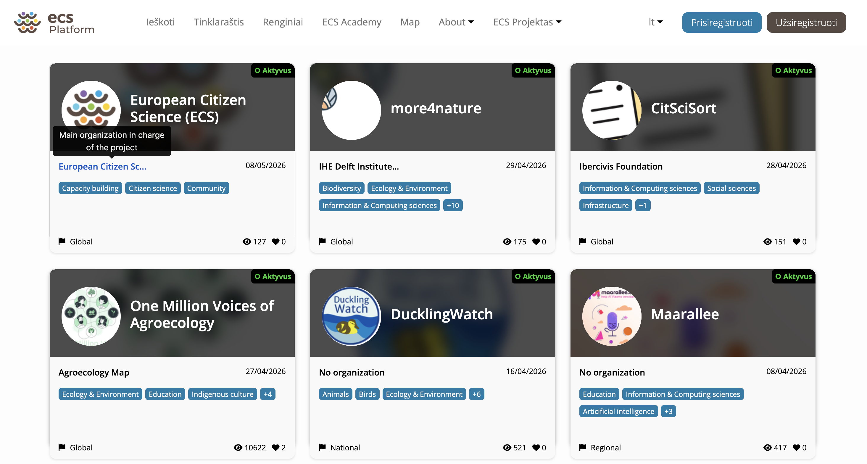EU-Citizen.Science Platform