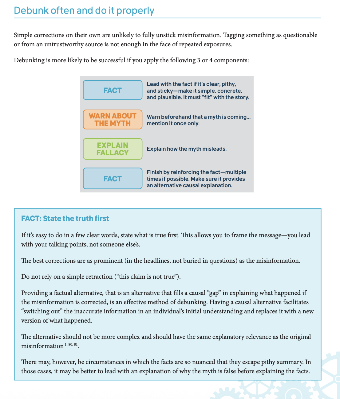 The Debunking Handbook 2020